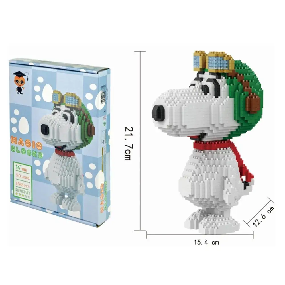 hot Lepining creators Classic us cartoon figures lovely puppy mini micro diamond building blocks model DIY bricks toys for gift
hot Lepining creators Classic us cartoon figures lovely puppy mini micro diamond building blocks model DIY bricks toys for gift