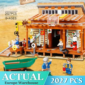 MOC Street View 12004 Building Blocks The Shipyard Repair Shop Compatible 30106 Model Assembly Brick Toys Kids Christmas Gift
MOC Street View 12004 Building Blocks The Shipyard Repair Shop Compatible 30106 Model Assembly Brick Toys Kids Christmas Gift