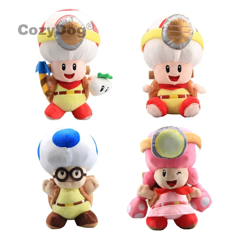 7/" personaje de animé Toad Toadette Peluche Juguete Animal Run Muñeco Relleno Niños regalo