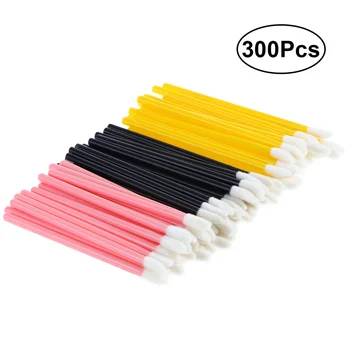 300pcs Disposable Lip Brushes Lipstick Gloss Wands Applicator Makeup Tool Kits (100*Black + 100*White + 100*Pink)
300pcs Disposable Lip Brushes Lipstick Gloss Wands Applicator Makeup Tool Kits (100*Black + 100*White + 100*Pink)