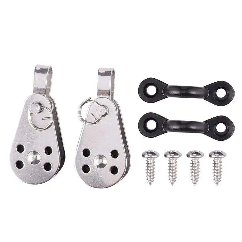 1 Set C Type Buckles Stainless Steel Pulley C Type Buckle Self-Tapping Screws Kayak Handle Hook For Kayak Yacht Home Canoe
1 Set C Type Buckles Stainless Steel Pulley C Type Buckle Self-Tapping Screws Kayak Handle Hook For Kayak Yacht Home Canoe