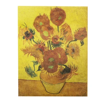 Retro Kraft Paper Van Gogh Poster Sunflower Modern Abstract Art Oil Painting Bar Cafe Wall Sticker Decorative
Retro Kraft Paper Van Gogh Poster Sunflower Modern Abstract Art Oil Painting Bar Cafe Wall Sticker Decorative