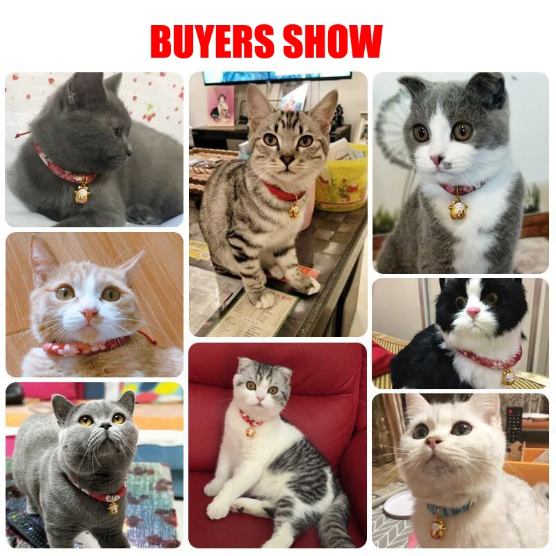 Adjustable Cat collar Cute Cotton Rope Collar Adjustable Necklace Neck Strap Pet Supplies Bell Collar Cat Pet Cat Dog NeckCollar
Adjustable Cat collar Cute Cotton Rope Collar Adjustable Necklace Neck Strap Pet Supplies Bell Collar Cat Pet Cat Dog NeckCollar