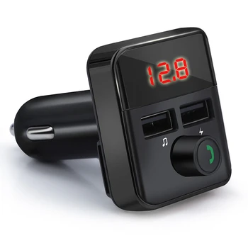 Bluetooth Car FM Transmitter Handsfree Wireless Radio Adapter USB Charger Mp3 Player Voltmeter LCD digital display
Bluetooth Car FM Transmitter Handsfree Wireless Radio Adapter USB Charger Mp3 Player Voltmeter LCD digital display