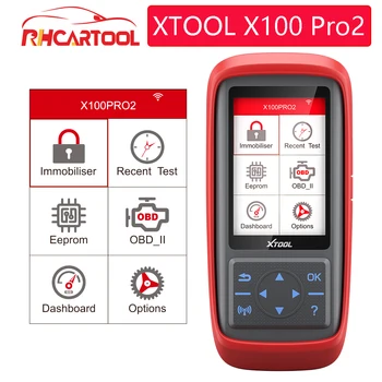 

XTOOL X100 Pro Pro2 OBD2 Auto Key Programmer/Mileage adjustment Including EEPROM Code Reader with Free Update for toyota for vw