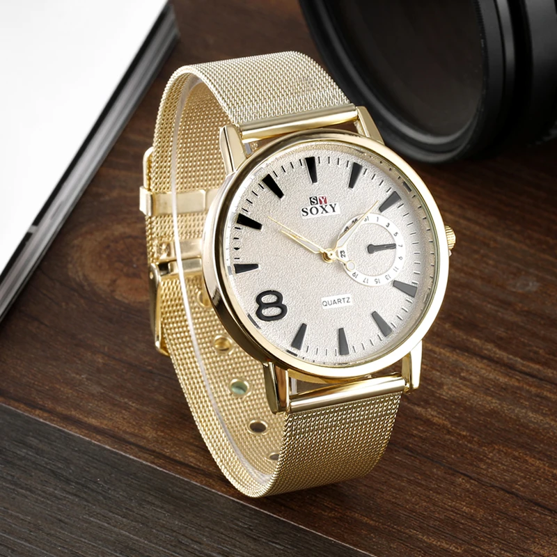 2019 SOXY Watch Women Luxury Fashion Casual Stainless Steel Quartz Watches Sport Clock Ladies Elegant Wrist watch
2019 SOXY Watch Women Luxury Fashion Casual Stainless Steel Quartz Watches Sport Clock Ladies Elegant Wrist watch