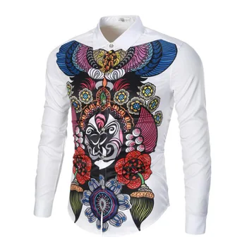 White Printed Mens Flower Shirts Hawaiian Shirt Social Long Sleeve Summer Vintage Graphic Shirt Men Hawaiian Luxury
White Printed Mens Flower Shirts Hawaiian Shirt Social Long Sleeve Summer Vintage Graphic Shirt Men Hawaiian Luxury