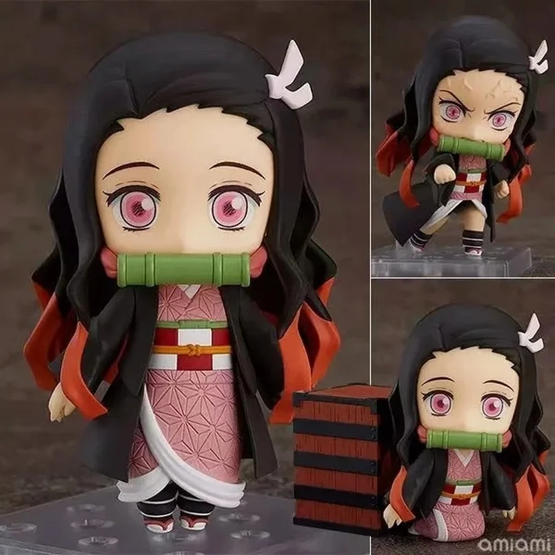10 cm Q.ver Kimetsu no Yaiba Nezuko Tanjirou PVC Action Figure 2 Face 1194 Nezuko Anime Demon Slayer Figurine Toys
10 cm Q.ver Kimetsu no Yaiba Nezuko Tanjirou PVC Action Figure 2 Face 1194 Nezuko Anime Demon Slayer Figurine Toys