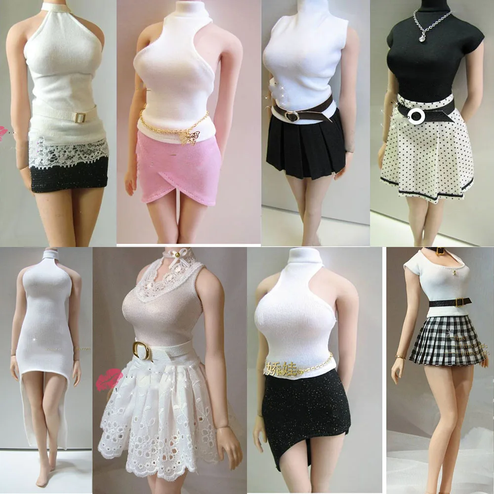1/6 Female Figure Clothes Halter Sleeveless T-Shirt Clothes Turtleneck Hip Skirt Tutu Accessory Model for 12'' Action Figure
1/6 Female Figure Clothes Halter Sleeveless T-Shirt Clothes Turtleneck Hip Skirt Tutu Accessory Model for 12'' Action Figure