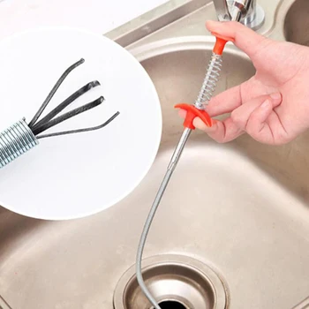 Kitchen Pipe Drain Clog Remover Clogged Dra Hair Remover Household Cleaning Pipe Dredger Flexible Folding Tub Sewerage Cleaner
Kitchen Pipe Drain Clog Remover Clogged Dra Hair Remover Household Cleaning Pipe Dredger Flexible Folding Tub Sewerage Cleaner