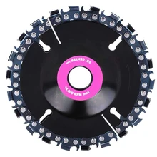 Promotion! 4 Inch Grinder Wood Carving Disc Chainsaw Grinding Wheel Chain Blade Circular Plate Shaping with Fine 22 Teeth
Promotion! 4 Inch Grinder Wood Carving Disc Chainsaw Grinding Wheel Chain Blade Circular Plate Shaping with Fine 22 Teeth