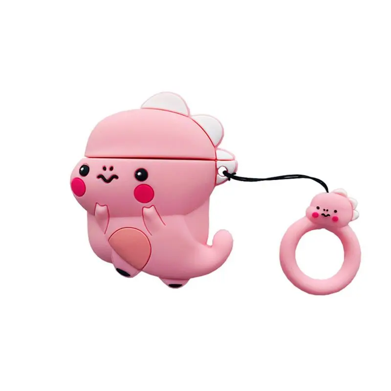 Protective Cover Small Dinosaur Pattern Soft Silicone Shockproof Case Skin with Lanyard for Airpods 1/2 Charging Box Parts
Protective Cover Small Dinosaur Pattern Soft Silicone Shockproof Case Skin with Lanyard for Airpods 1/2 Charging Box Parts