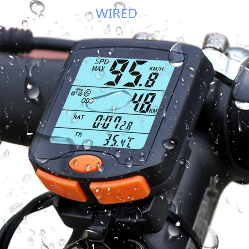 Bike Speed Meter Sports Sensors Bicycle Computer Speedometer Wired LCD Odometer Digital Bike Computer Multifunction Waterproof
Bike Speed Meter Sports Sensors Bicycle Computer Speedometer Wired LCD Odometer Digital Bike Computer Multifunction Waterproof