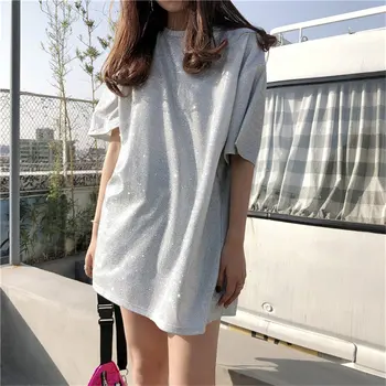Alien Kitty Glitter Loose Stylish Short-Sleeved Tee 2020 Chic New Arrival O-Neck Pullovers Tops Sweet Summer Casual T-shirt
Alien Kitty Glitter Loose Stylish Short-Sleeved Tee 2020 Chic New Arrival O-Neck Pullovers Tops Sweet Summer Casual T-shirt