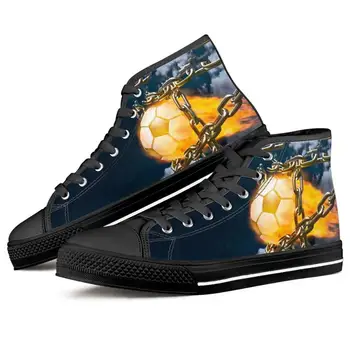 Football Team Logo Custom Male Classic High-top Canvas Shoes Trend Student Casual Man's Shoes Vulcanized Shoes Sneakers Men 
Football Team Logo Custom Male Classic High-top Canvas Shoes Trend Student Casual Man's Shoes Vulcanized Shoes Sneakers Men