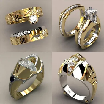 Silver Color Luxury Female Zircon Stone Ring Set Unique Style Crystal Bridal Ring Promise Engagement Rings For Women
Silver Color Luxury Female Zircon Stone Ring Set Unique Style Crystal Bridal Ring Promise Engagement Rings For Women