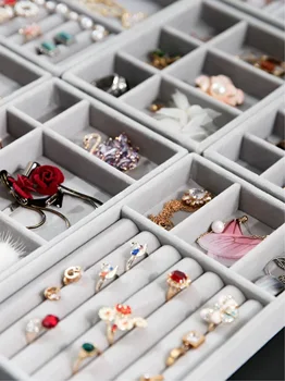 Practical Flannel jewelry storage box Jewelry Ring Organizer Necklace Earrings Bangle Storage Box Showcase Jewelry Stand Holder
Practical Flannel jewelry storage box Jewelry Ring Organizer Necklace Earrings Bangle Storage Box Showcase Jewelry Stand Holder