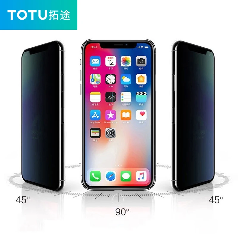 TOTU Fast Adhesive Privacy Screen Protector Tempered Glass for iPhone 11 2019 iPhone XR Xs Max X Full Cover Glass Screen Saver
TOTU Fast Adhesive Privacy Screen Protector Tempered Glass for iPhone 11 2019 iPhone XR Xs Max X Full Cover Glass Screen Saver