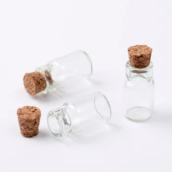 20 Pcs Clear Tampions Glass Jar Glass Bottles Bead Containers with Cork Stopper
20 Pcs Clear Tampions Glass Jar Glass Bottles Bead Containers with Cork Stopper