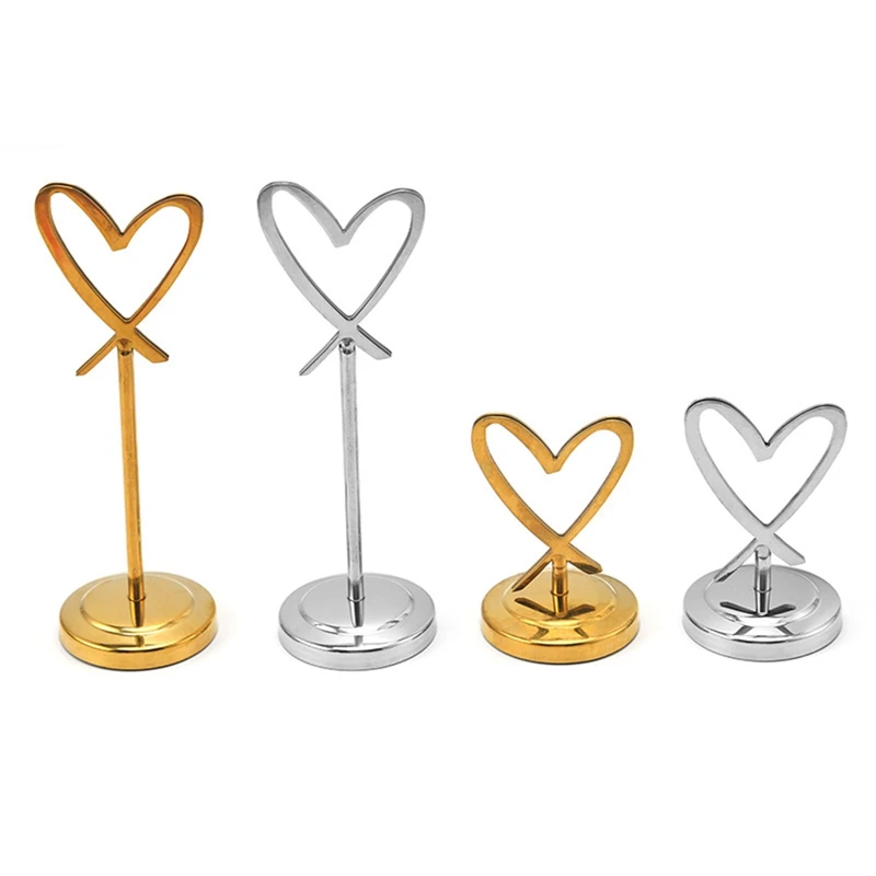 Restaurant Love Heart Table Stand Hotel Place Name Number Card Clip Stand Stainless Silver Golden Table Holder Table Decor 
Restaurant Love Heart Table Stand Hotel Place Name Number Card Clip Stand Stainless Silver Golden Table Holder Table Decor