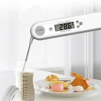 BBQ Meat Thermometer Digital Probe Thermometer Food Temperature Chocolate Milk Water Oil Kitchen Cooking Electronic Probe
BBQ Meat Thermometer Digital Probe Thermometer Food Temperature Chocolate Milk Water Oil Kitchen Cooking Electronic Probe