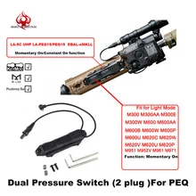 Element airsoft Tactical Augmented Pressure Switch 2 Plug Remote Control Light Switch For MLOK KEYMOD Rai M600 M300 PEQ DBAL-D2
Element airsoft Tactical Augmented Pressure Switch 2 Plug Remote Control Light Switch For MLOK KEYMOD Rai M600 M300 PEQ DBAL-D2