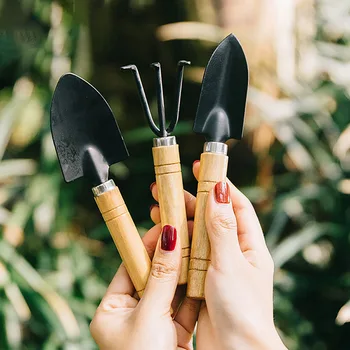 3PCS/Set Mini Garden Shovels Claw Tool with Wooden Handles DIY Garden Hand Tools for Limited Areas Flower Pots Dropshipping N06 
3PCS/Set Mini Garden Shovels Claw Tool with Wooden Handles DIY Garden Hand Tools for Limited Areas Flower Pots Dropshipping N06