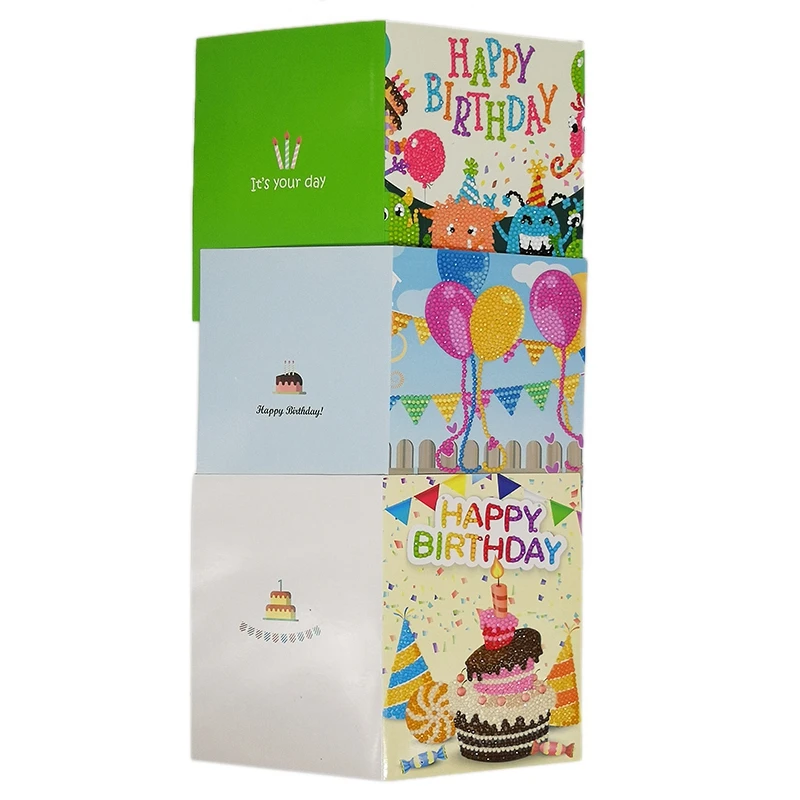 5d diy diamond painting birthday card full 7d greeting card diy