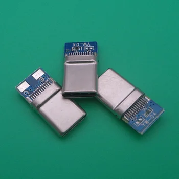 20pcs/Lot USB 3.1 Type C Connector 12PIN Fast Charging Male Socket Receptacle Adapter To Solder Wire & Cable PCB Board Module
20pcs/Lot USB 3.1 Type C Connector 12PIN Fast Charging Male Socket Receptacle Adapter To Solder Wire & Cable PCB Board Module