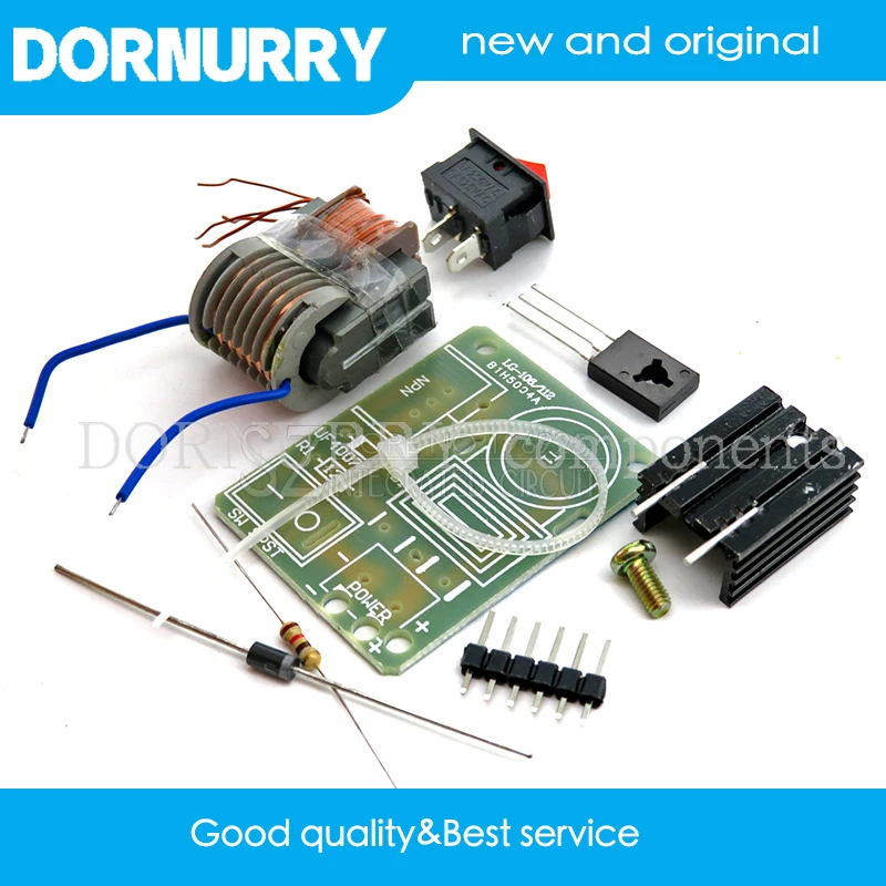 15KV Arc Ignition Generator High Frequency DC High Voltage Inverter Boost Step Up 18650 DIY Kit U Core Transformer Suite 3.7V
15KV Arc Ignition Generator High Frequency DC High Voltage Inverter Boost Step Up 18650 DIY Kit U Core Transformer Suite 3.7V