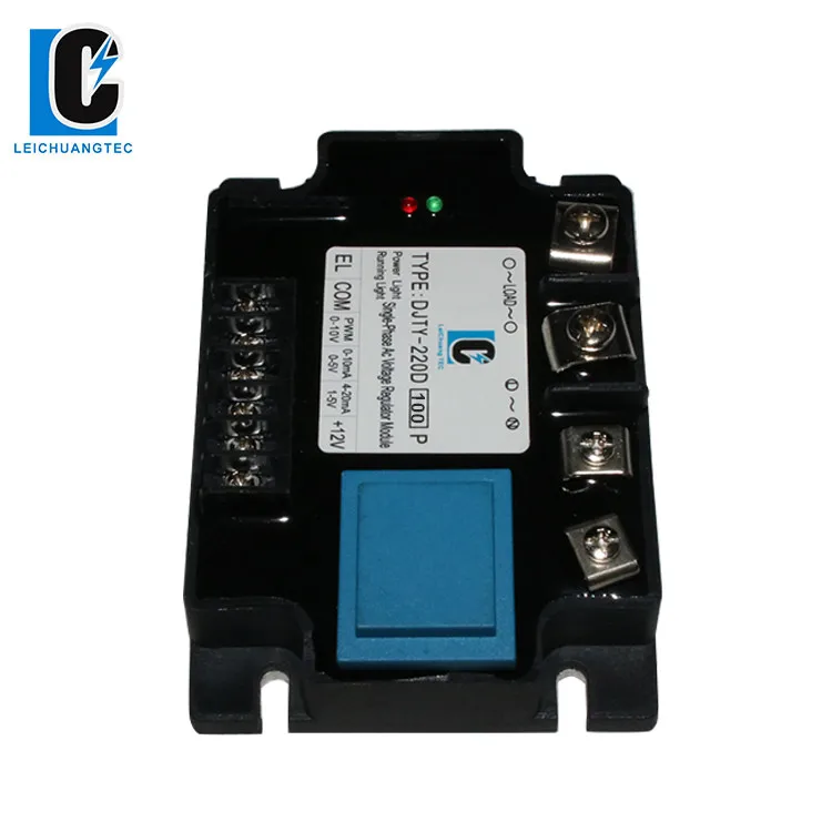 100A single phase ac voltage regulator module SCR power regulator,4-20mA,0-10V,potentiometer control
100A single phase ac voltage regulator module SCR power regulator,4-20mA,0-10V,potentiometer control
