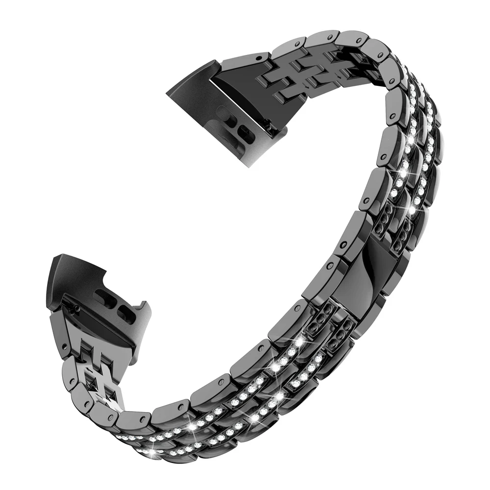 Stainless Steel Band Wristband for Fitbit Charge 3 Bling Crystal Adjustable Bracelet Strap Band for Fitbit Charge 3 SE
Stainless Steel Band Wristband for Fitbit Charge 3 Bling Crystal Adjustable Bracelet Strap Band for Fitbit Charge 3 SE
