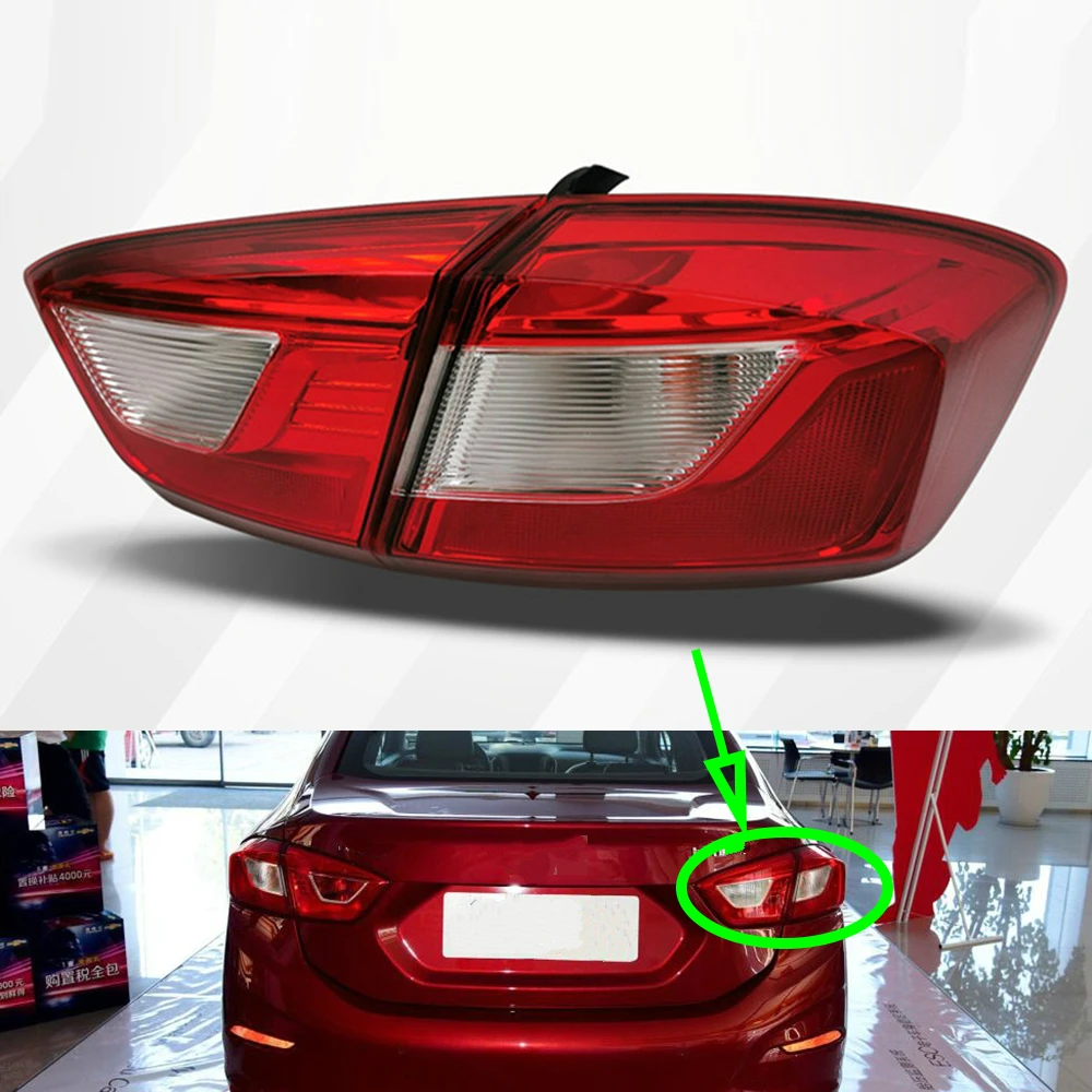 

Tail Lamp For Chevrolet Cruze 2016-2019 Car Light Assembly Auto Rear Tail Light Turning Signal Brake Lamp Warning Bumper Light