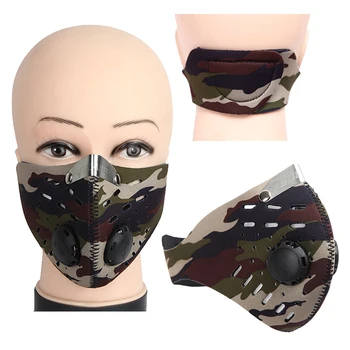 Sports Camo Mask Wind-proof Dust-proof Mask Activated Carbon Valve PM2.5 Running Motorcycle Cycling Mask Anti-pollution Mask
Sports Camo Mask Wind-proof Dust-proof Mask Activated Carbon Valve PM2.5 Running Motorcycle Cycling Mask Anti-pollution Mask