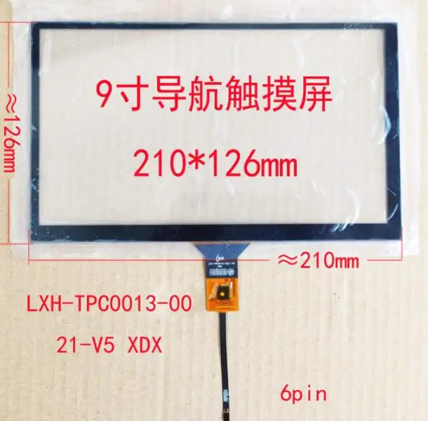 9-дюймовый сенсорный экран 2.5D GT911 6pin LXH-TPC0013-0021-V5 | Компьютеры и офис