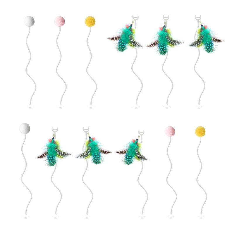 Interactive Cat Toy 3 Piece Set Funny Replacements For Automatic Teaser Cat Wand Toy Feather/Ball Toys
Interactive Cat Toy 3 Piece Set Funny Replacements For Automatic Teaser Cat Wand Toy Feather/Ball Toys
