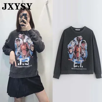 JXYSY 2019 Winter Hoodies Women Sweatshirt High Street Vintage Cartoon Character Print Warm Hooded Sweatshirt Women Tops
JXYSY 2019 Winter Hoodies Women Sweatshirt High Street Vintage Cartoon Character Print Warm Hooded Sweatshirt Women Tops