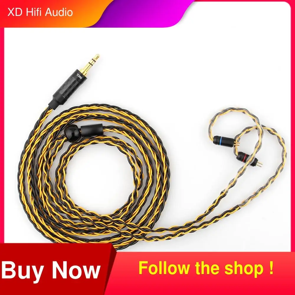 TRN T1 Gold Silver Mixed plated 0.75 MMCX Upgrade cable Stereo Audio Headphone wire for Earphone V90 IM2 V80 V30 V60 X6 AS10
TRN T1 Gold Silver Mixed plated 0.75 MMCX Upgrade cable Stereo Audio Headphone wire for Earphone V90 IM2 V80 V30 V60 X6 AS10