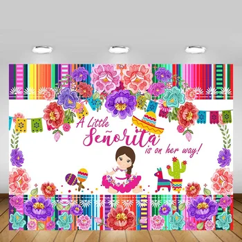 Mehofond Mexico Senorita Photo Backdrop Colorful Floral Girl Birthday Party Decor Photography Background Photo Studio Photocall
Mehofond Mexico Senorita Photo Backdrop Colorful Floral Girl Birthday Party Decor Photography Background Photo Studio Photocall