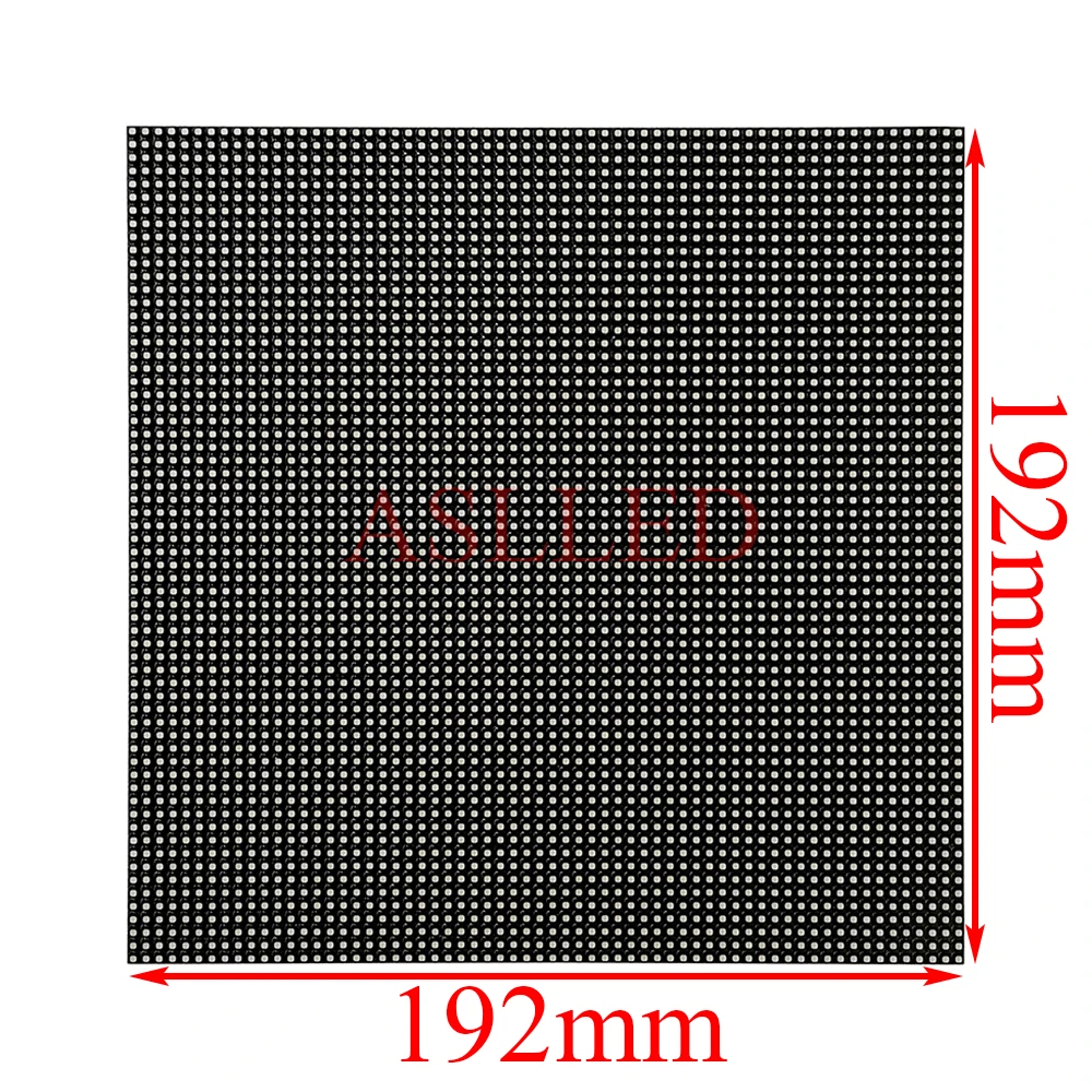 Indoor P3 high definition LED module. Special promotion product 192*192mm HUB75 interface 32 scanning methods |