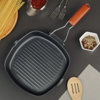 Grill pan, d = 24 cm, foldable handle
Grill pan, d = 24 cm, foldable handle