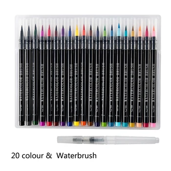 20 Color Art Markers Set Watercolor Painting Marker Pens Soft Brush Pen Kit for Art Supplies Book Manga Comic Calligraphy Marker
20 Color Art Markers Set Watercolor Painting Marker Pens Soft Brush Pen Kit for Art Supplies Book Manga Comic Calligraphy Marker