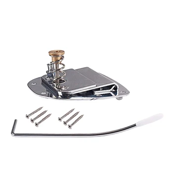 Chrome Guitar Tremolo For Mustang And Jazzmaster Guitar Repaclement Guitar Bridge
Chrome Guitar Tremolo For Mustang And Jazzmaster Guitar Repaclement Guitar Bridge