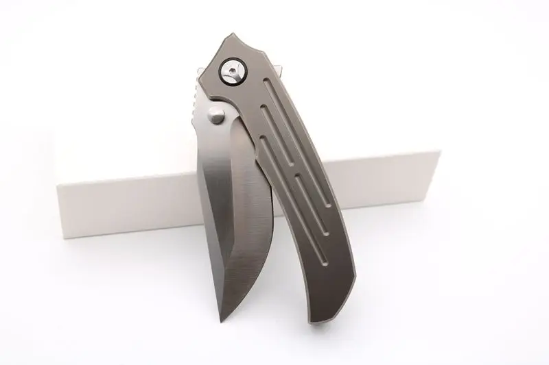High-end Making Custom Satori Pocket Folding Knife Dc53(Super D2) Blade Sand Blasting Titanium Handle Survival Tactical Knife
High-end Making Custom Satori Pocket Folding Knife Dc53(Super D2) Blade Sand Blasting Titanium Handle Survival Tactical Knife