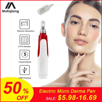 Electric Micro Needle Micro Pen Cartridge Needle Tip Exfoliate Shrink Pores Device Electric Micro Rolling Stamp Therapy Skincare
Electric Micro Needle Micro Pen Cartridge Needle Tip Exfoliate Shrink Pores Device Electric Micro Rolling Stamp Therapy Skincare