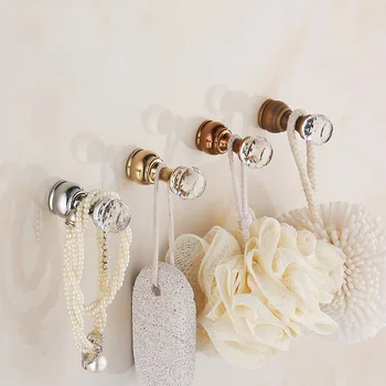 Crystal Decorative Bathroom Hooks Brass Wall Mounted Robe Hook Coat Towel Hanger Sundries Organizer Home Bathroom Accessories
Crystal Decorative Bathroom Hooks Brass Wall Mounted Robe Hook Coat Towel Hanger Sundries Organizer Home Bathroom Accessories