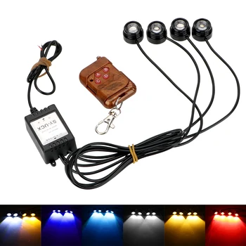 LEEPEE Wireless Remote Control Car Daytime Running Light Emergency Warning Strobe Flash Light 4 in 1 LED Car Eagle Eye Light 12V
LEEPEE Wireless Remote Control Car Daytime Running Light Emergency Warning Strobe Flash Light 4 in 1 LED Car Eagle Eye Light 12V