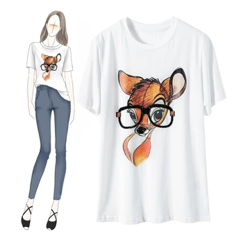 Cartoon print beading short sleeve t shirt women o-neck modis tee shirt femme white black basic tshirt 2020 summer tops
Cartoon print beading short sleeve t shirt women o-neck modis tee shirt femme white black basic tshirt 2020 summer tops