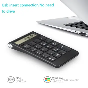 2.4G USB Waterproof Keyboard Digital Display 20 Key Wireless Humanized Design Large LED Display Screen Number Smart Keypad
2.4G USB Waterproof Keyboard Digital Display 20 Key Wireless Humanized Design Large LED Display Screen Number Smart Keypad