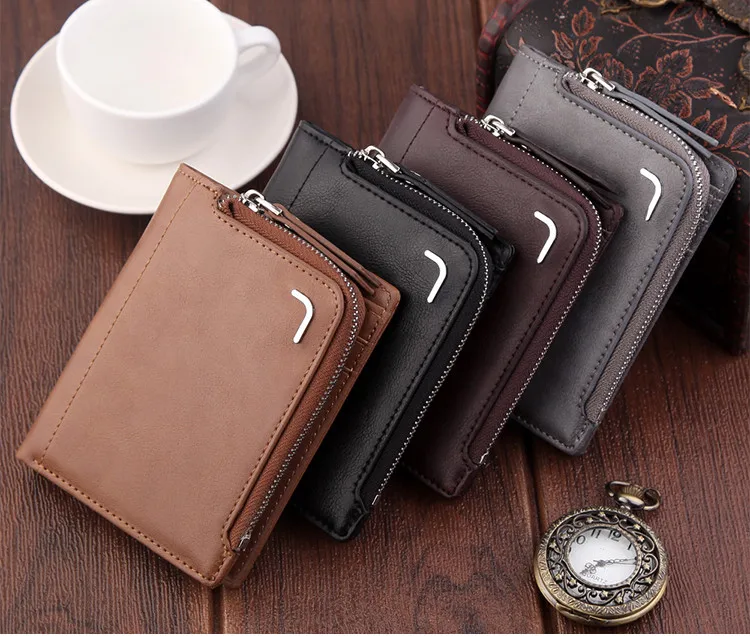 MAIOUMY Wallet Short Style Men Wallets Vintage Multi-function Zipper Handbags Coin Purse Card Holder Bag Pure Color Bags Aug19
MAIOUMY Wallet Short Style Men Wallets Vintage Multi-function Zipper Handbags Coin Purse Card Holder Bag Pure Color Bags Aug19